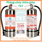 Bình chữa cháy đa PIN LITHIUM - Vỏ inox - 6L