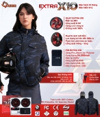 Áo điều hòa X10 Màu Xanh Navy