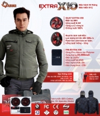 Áo điều hòa X10 Màu Xanh Rêu